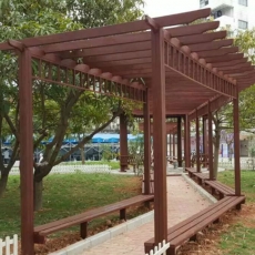 學(xué)校花架長(zhǎng)廊