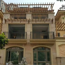 別墅陽(yáng)臺(tái)花架